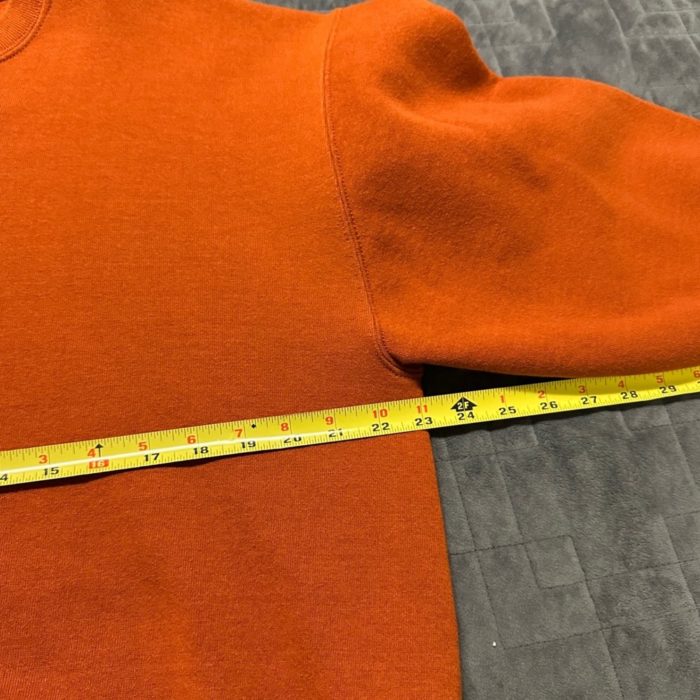 Vintage 90s Orange Blank‎ Russell Athletics Mens Large Crewneck - Picture 5 of 6